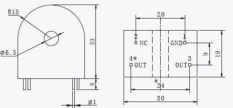 TR0108-2B Current Transformer Used for Common Protection